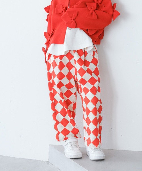 LOWRYS FARM（ローリーズファーム）の「シェフパンツ２４SS　995491（その他パンツ・キッズ・ブラウン/ブラック/レッド/アイボリー・110cm/120cm/140cm/150cm/130cm）」の4枚目の写真