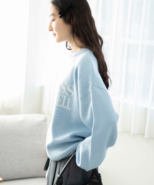 WEGO（ウィゴー）の「WEGO/ジャガードニットプルオーバー（ニット/セーター・レディース・ライトイエロー/アイボリー/サックスブルー/オレンジ・FREE）」の19枚目の写真