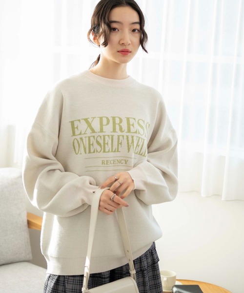 WEGO（ウィゴー）の「WEGO/ジャガードニットプルオーバー（ニット/セーター・レディース・ライトイエロー/アイボリー/サックスブルー/オレンジ・FREE）」の15枚目の写真