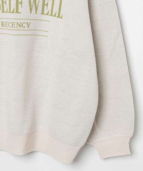 WEGO（ウィゴー）の「WEGO/ジャガードニットプルオーバー（ニット/セーター・レディース・ライトイエロー/アイボリー/サックスブルー/オレンジ・FREE）」の7枚目の写真