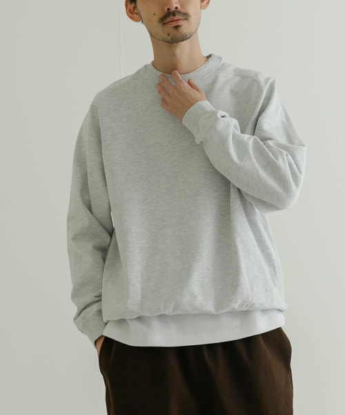 URBAN RESEARCH(アーバンリサーチ)の「NEW STANDARD CREW-NECK SWEAT(スウェット・メンズ・グリーン系その他/ホワイト/ネイビー・MEDIUM/LARGE)」の19枚目の写真