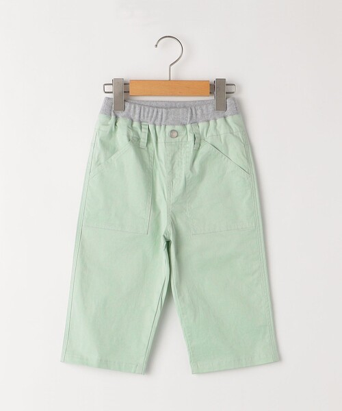 SHIPS（シップス）の「SHIPS KIDS:80～90cm / カラー 6分丈 ショーツ（その他パンツ・キッズ・ベージュ/ネイビー/シルバーグレー/ライトグリーン・80/90）」の2枚目の写真