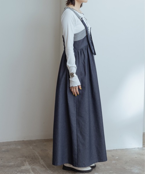 Eimee Law（エイミーロウ）の「パネル切替デニムジャンスカ
