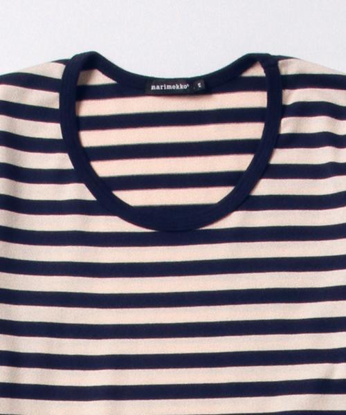 新品未使用 マリメッコ marimekko ネイビー ボーダー ワンピース marimekko（マリメッコ）の「marimekko / ボーダーワンピース