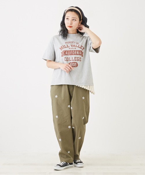 キューブキューブカジュアルパンツ イージー センソユニコ コットンリネン38素敵 キューブキューブカジュアルパンツ イージー センソユニコ