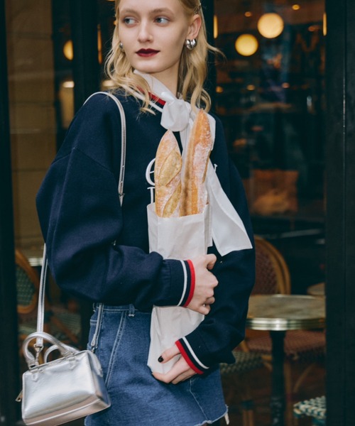 EIMY ISTOIRE（エイミーイストワール）の「コンパクトミニボストンバッグ（ショルダーバッグ・レディース・レッド/シルバー・FREE）」の14枚目の写真