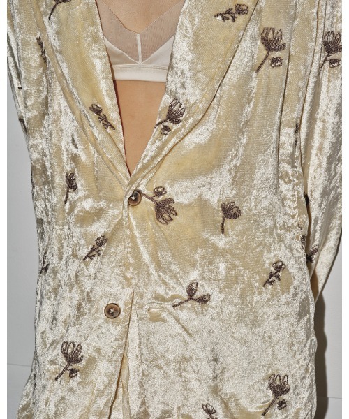 TODAYFUL（トゥデイフル）の「embroidered beret jacket