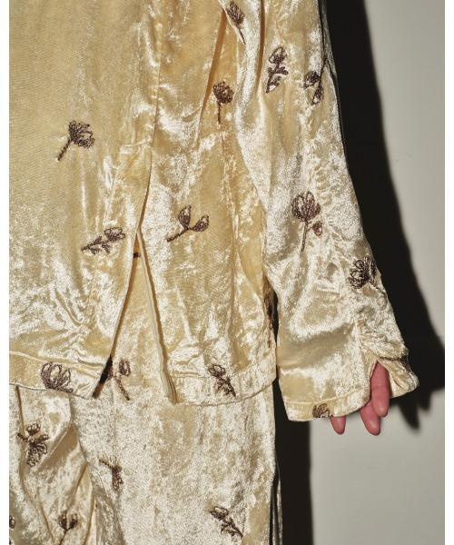 TODAYFUL（トゥデイフル）の「embroidered beret jacket（テーラード