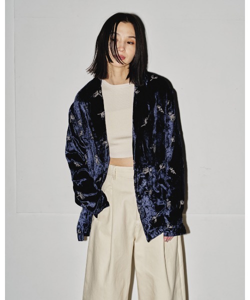 TODAYFUL（トゥデイフル）の「embroidered beret jacket（テーラード