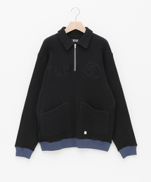 【FAF (FAKE AS FLOWERS) / フェイク アス フラワーズ】THERMAL HALF ZIP PULLOVER