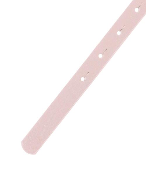 INGNI（イング）の「リボンバックルベルト（ベルト・レディース・ブラック/アイボリー/ピンクベージュ・ONE SIZE）」の6枚目の写真