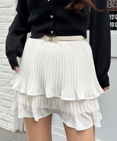 INGNI（イング）の「リボンバックルベルト（ベルト・レディース・ブラック/アイボリー/ピンクベージュ・ONE SIZE）」の12枚目の写真