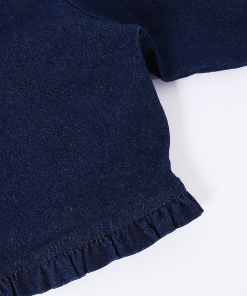 PHILLY（フィリー）の「フリルショートデニムジャケット（デニムジャケット・レディース・ブルー/ホワイト・FREE）」の6枚目の写真