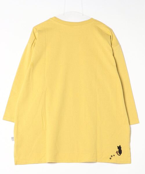Quelle Chance(ケルシャンス)の「Quelle chance シシュウプルオーバー(Tシャツ/カットソー・レディース・ネイビー系/ネイビー系1/ネイビー系2/サックスブルー系/サックスブルー系1/ライトグリーン系/ライトグリーン系1/ライトグリーン系2/ホワイト/ホワイト系/ホワイト系2/イエロー・M)」の15枚目の写真