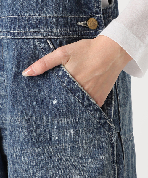 U by SPICK&SPAN（ユーバイスピックアンドスパン）の「【Lee/リー】 OVERALL PAINT（サロペット/オーバーオール・レディース・ブルー・FREE）」の18枚目の写真