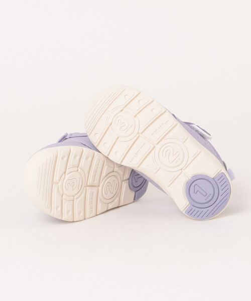 IFME（イフミー）の「IFME イフミー ライト キッズ 軽量ソールベーシックスニーカー ストラップ 20-4310（スニーカー・キッズ・パープル/ピンク・15.0cm/15.5cm/16.0cm/16.5cm/17.0cm/17.5cm/18.0cm/18.5cm/19.0cm）」の4枚目の写真