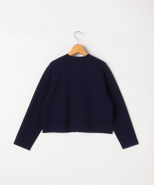 NOLLEY’S(ノーリーズ)の「《手洗い可能》プレミアムツイードニットジャケット(カーディガン/ボレロ・レディース・ネイビー・38)」の10枚目の写真