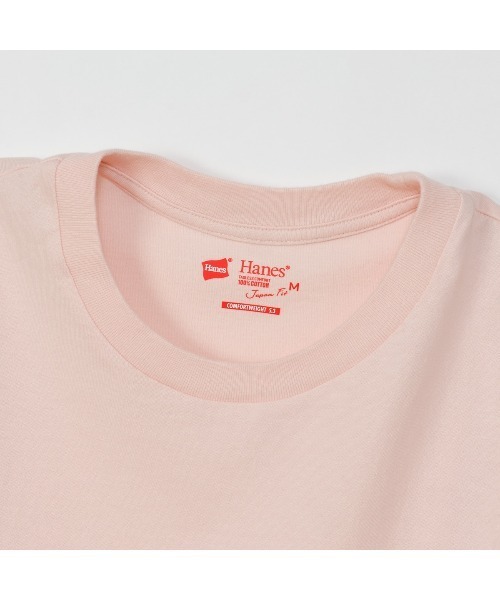 HANES(ヘインズ)の「Hanes ヘインズ 2P Japan Fit fot HER クルーネックTシャツ HW5320(Tシャツ/カットソー・レディース・その他/ピンク系その他・M/L)」の9枚目の写真