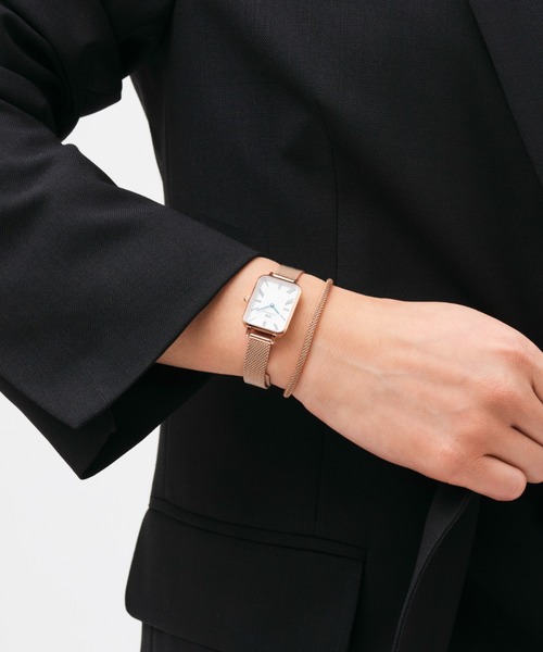 Daniel Wellington(ダニエルウェリントン)の「MESH BRACELET 2.8 cm レディース/ メンズ ブレスレット(ブレスレット・メンズ・ピンクゴールド/イエローゴールド/シルバー・17.5cm/18.5cm/19.5cm/20.5cm)」の8枚目の写真
