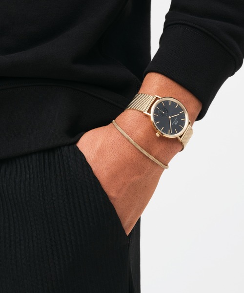 Daniel Wellington(ダニエルウェリントン)の「MESH BRACELET 2.8 cm レディース/ メンズ ブレスレット(ブレスレット・メンズ・ピンクゴールド/イエローゴールド/シルバー・17.5cm/18.5cm/19.5cm/20.5cm)」の10枚目の写真