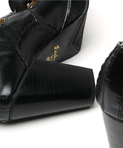 YOSUKE（ヨースケ）の「「YOSUKE/ヨースケ」ヒールアップパンプス（パンプス・レディース・ブラック/ワイン/ダークブラウン・23/24/23.5/24.5/22.5）」の12枚目の写真