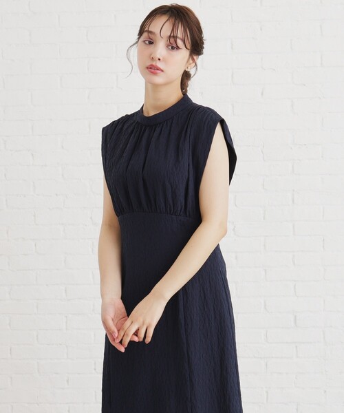 index(インデックス)の「◆≪S-LLsize≫ バルーンフレンチワンピース【イージーケア/洗濯機洗い可】(ワンピース・レディース・カーキ/ネイビー/パープル・36/42/38/40)」の12枚目の写真