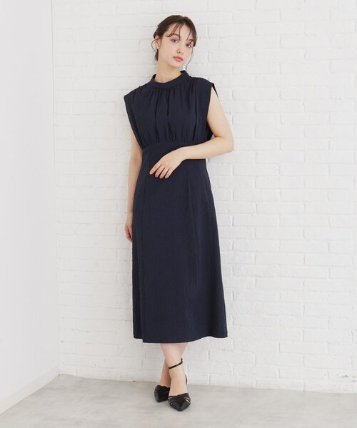 index(インデックス)の「◆≪S-LLsize≫ バルーンフレンチワンピース【イージーケア/洗濯機洗い可】(ワンピース・レディース・カーキ/ネイビー/パープル・36/42/38/40)」の13枚目の写真