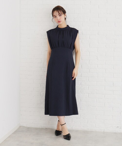 index(インデックス)の「◆≪S-LLsize≫ バルーンフレンチワンピース【イージーケア/洗濯機洗い可】(ワンピース・レディース・カーキ/ネイビー/パープル・36/42/38/40)」の14枚目の写真