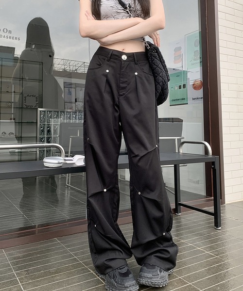 セール】【HOOK】for girls 膝タックカーゴパンツ（カーゴパンツ