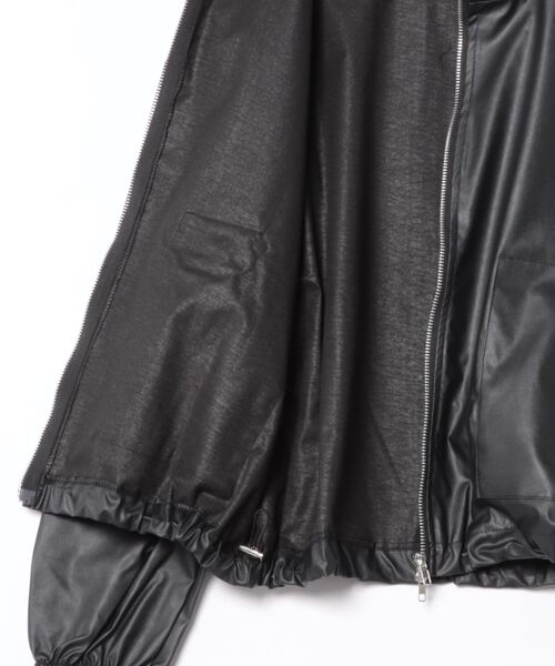 sorule（ソルレ）の「ダブルジップフェイクレザーブルゾン（ブルゾン