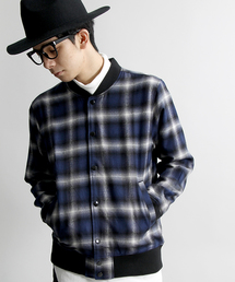 WEGO | WEGO/オンブレチェックスタジャン(スタジャン)