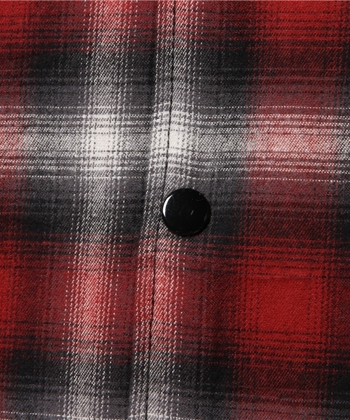 WEGO（ウィゴー）の「WEGO/オンブレチェックスタジャン（スタジャン・メンズ・ブルー系その他/レッド系その他/ブラック系その他・MEDIUM/LARGE）」の14枚目の写真