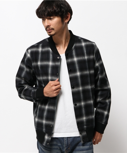 WEGO（ウィゴー）の「WEGO/オンブレチェックスタジャン（スタジャン・メンズ・ブルー系その他/レッド系その他/ブラック系その他・MEDIUM/LARGE）」の17枚目の写真