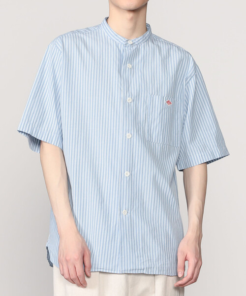 DANTON（ダントン）の「DANTON | コットンリネン バンドカラー