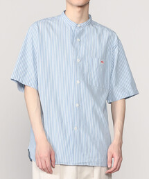 DANTON（ダントン）の「DANTON | コットンリネン バンドカラーシャツ STRIPE MEN（シャツ/ブラウス・メンズ）」