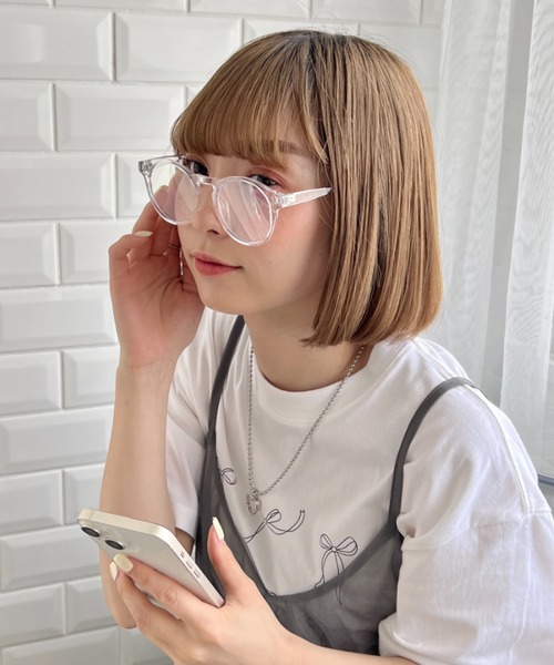 √nuage(ルートニュアージュ)の「セルフレーム伊達メガネ(メガネ・レディース・その他2/その他1/ブラウン/ブラック・FREE)」の14枚目の写真