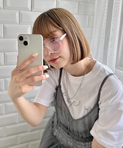 √nuage(ルートニュアージュ)の「セルフレーム伊達メガネ(メガネ・レディース・その他2/その他1/ブラウン/ブラック・FREE)」の15枚目の写真