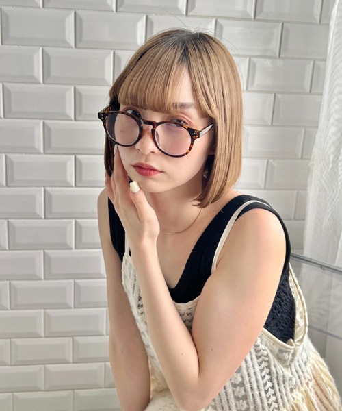 √nuage(ルートニュアージュ)の「セルフレーム伊達メガネ(メガネ・レディース・その他2/その他1/ブラウン/ブラック・FREE)」の11枚目の写真