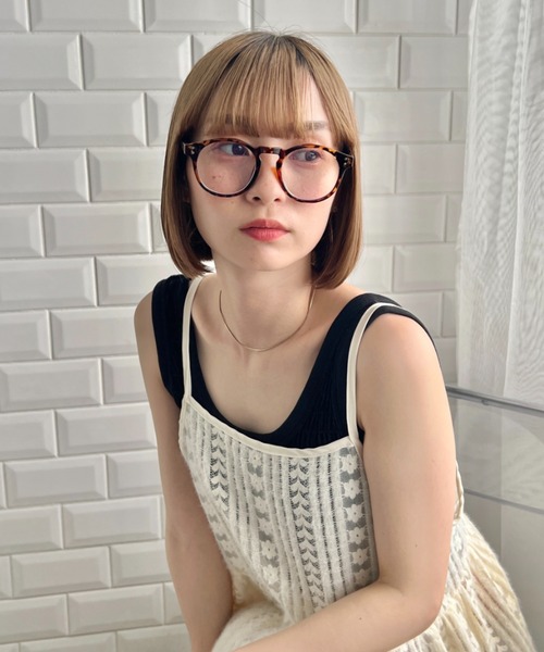 √nuage(ルートニュアージュ)の「セルフレーム伊達メガネ(メガネ・レディース・その他2/その他1/ブラウン/ブラック・FREE)」の12枚目の写真