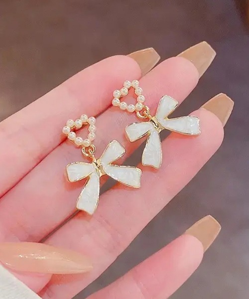 VIBGYOR(ヴィブジョー)の「FReePLACe/リボン フラワー ピアス X12188(ピアス(両耳用)・レディース・その他3/その他2/その他1/その他9/その他5/その他4・FREE)」の19枚目の写真