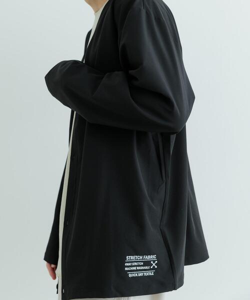ITEMS URBANRESEARCH(アイテムズ アーバンリサーチ)の「4wayストレッチ ライトカーディガン(カーディガン/ボレロ・メンズ・ネイビー/ブラック・MEDIUM/LARGE)」の1枚目の写真
