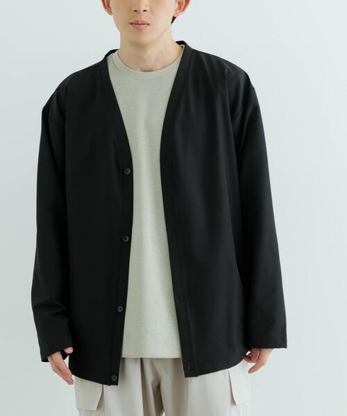 ITEMS URBANRESEARCH(アイテムズ アーバンリサーチ)の「4wayストレッチ ライトカーディガン(カーディガン/ボレロ・メンズ・ネイビー/ブラック・MEDIUM/LARGE)」の3枚目の写真
