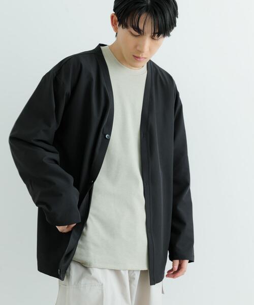 ITEMS URBANRESEARCH(アイテムズ アーバンリサーチ)の「4wayストレッチ ライトカーディガン(カーディガン/ボレロ・メンズ・ネイビー/ブラック・MEDIUM/LARGE)」の4枚目の写真