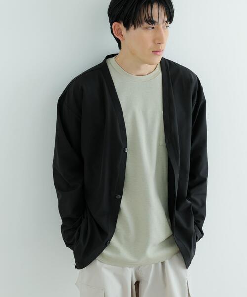 ITEMS URBANRESEARCH(アイテムズ アーバンリサーチ)の「4wayストレッチ ライトカーディガン(カーディガン/ボレロ・メンズ・ネイビー/ブラック・MEDIUM/LARGE)」の5枚目の写真