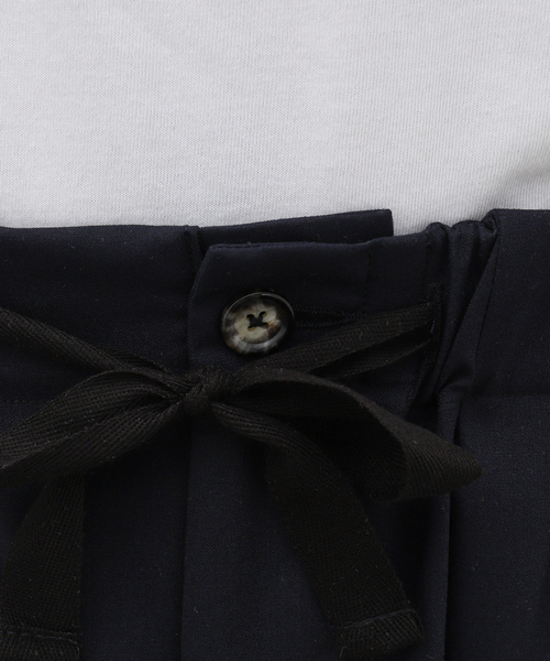 Sillage(シアージ)の「Sillage (シアージ) WOOL TROPICAL BAGGY TROUSERS EX SL24SS-BTTW-NV(スラックス・メンズ・ネイビー・FREE)」の11枚目の写真