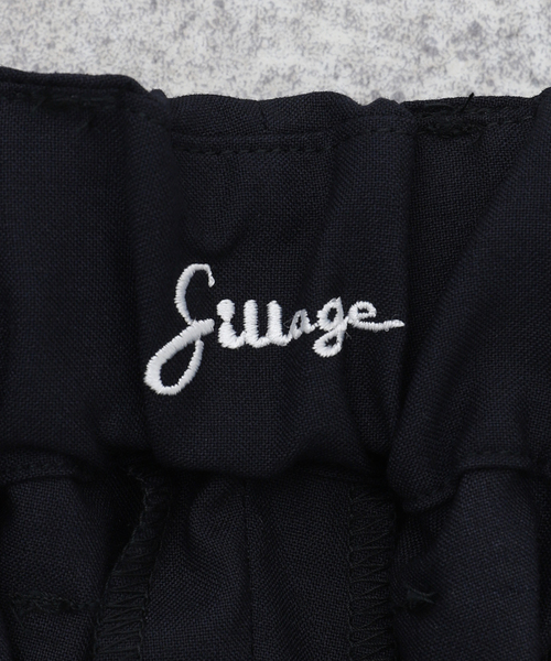 Sillage(シアージ)の「Sillage (シアージ) WOOL TROPICAL BAGGY TROUSERS EX SL24SS-BTTW-NV(スラックス・メンズ・ネイビー・FREE)」の16枚目の写真