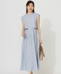 ANY SIS | 【洗える】クロップドシャツ ワンピース(シャツワンピース)