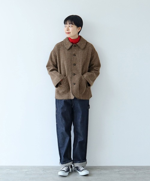 【セール】ウールアルパカ オーバーブルゾン（ブルゾン）｜PAR ICI（パーリッシィ）