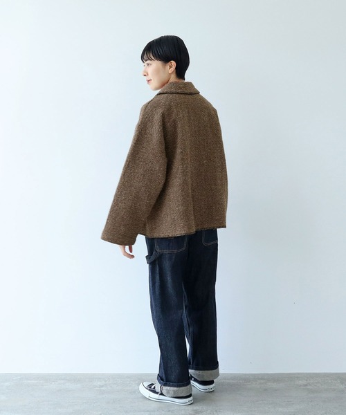 【セール】ウールアルパカ オーバーブルゾン（ブルゾン）｜PAR ICI（パーリッシィ）