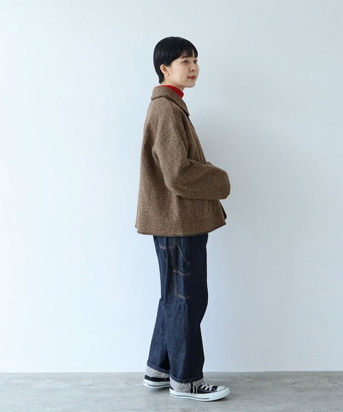 【セール】ウールアルパカ オーバーブルゾン（ブルゾン）｜PAR ICI（パーリッシィ）
